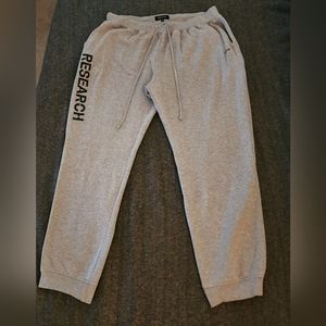 LRG JOGGERS | Adjustable Drawstring | Pocketed | Men's | Size 3XL | Grey